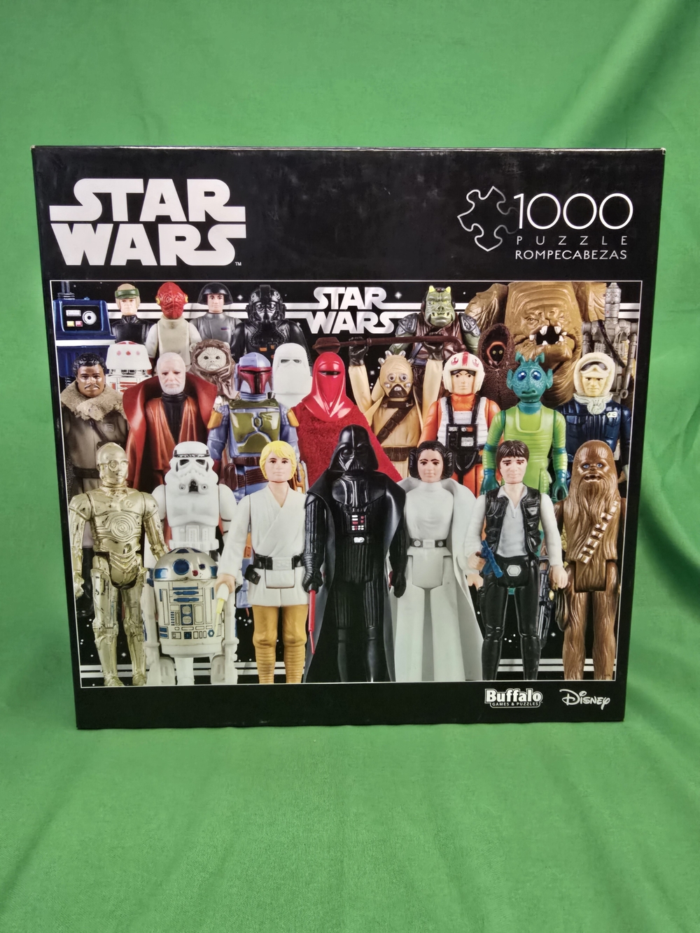 Star Wars Vintage Action Figures 1000 Piece Puzzle Buffalo Games 10600 Disney